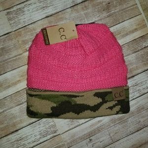 Pink/Camo C.C. Beanie